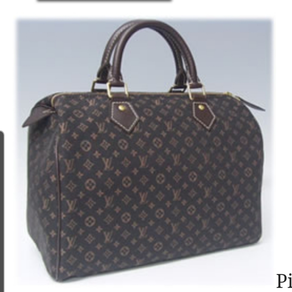 Louis Vuitton Speedy 30 Monogram Mini Lin Ebene